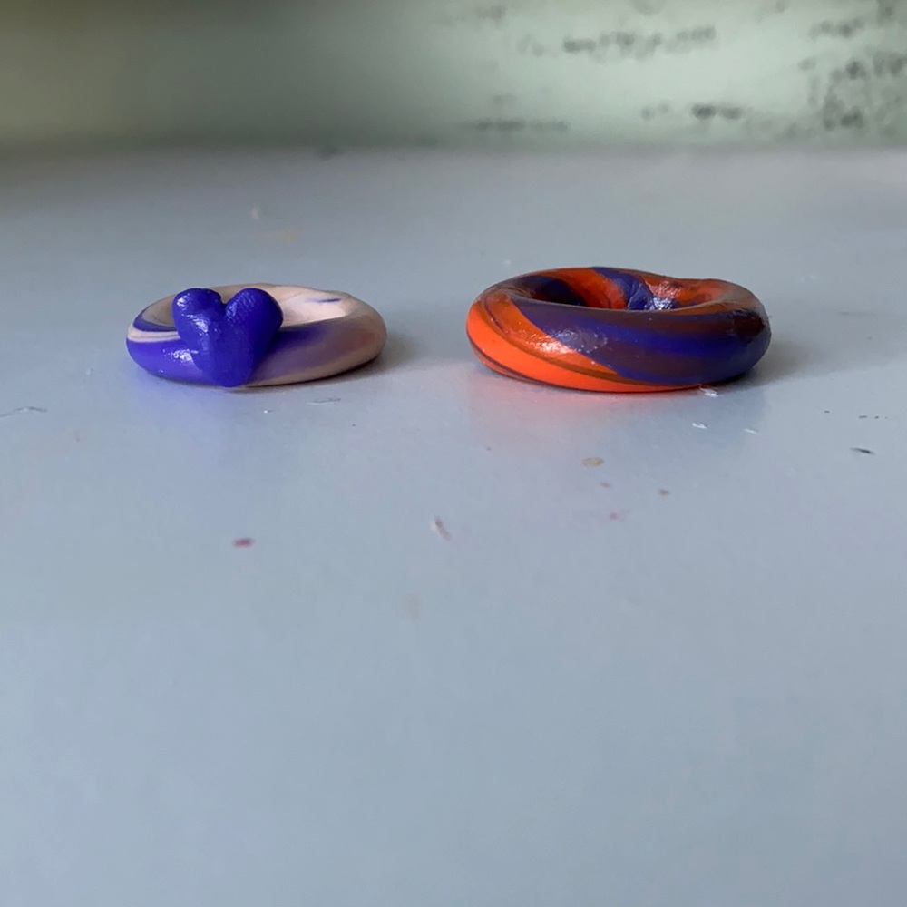 ✨Polymer Clay Rings✨ - Picture 3 of 4